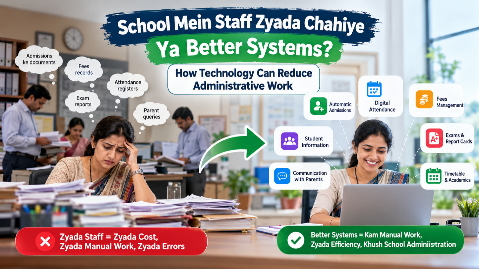 School Mein Staff Zyada Chahiye Ya Better Systems? | S2DENTSHIVE
