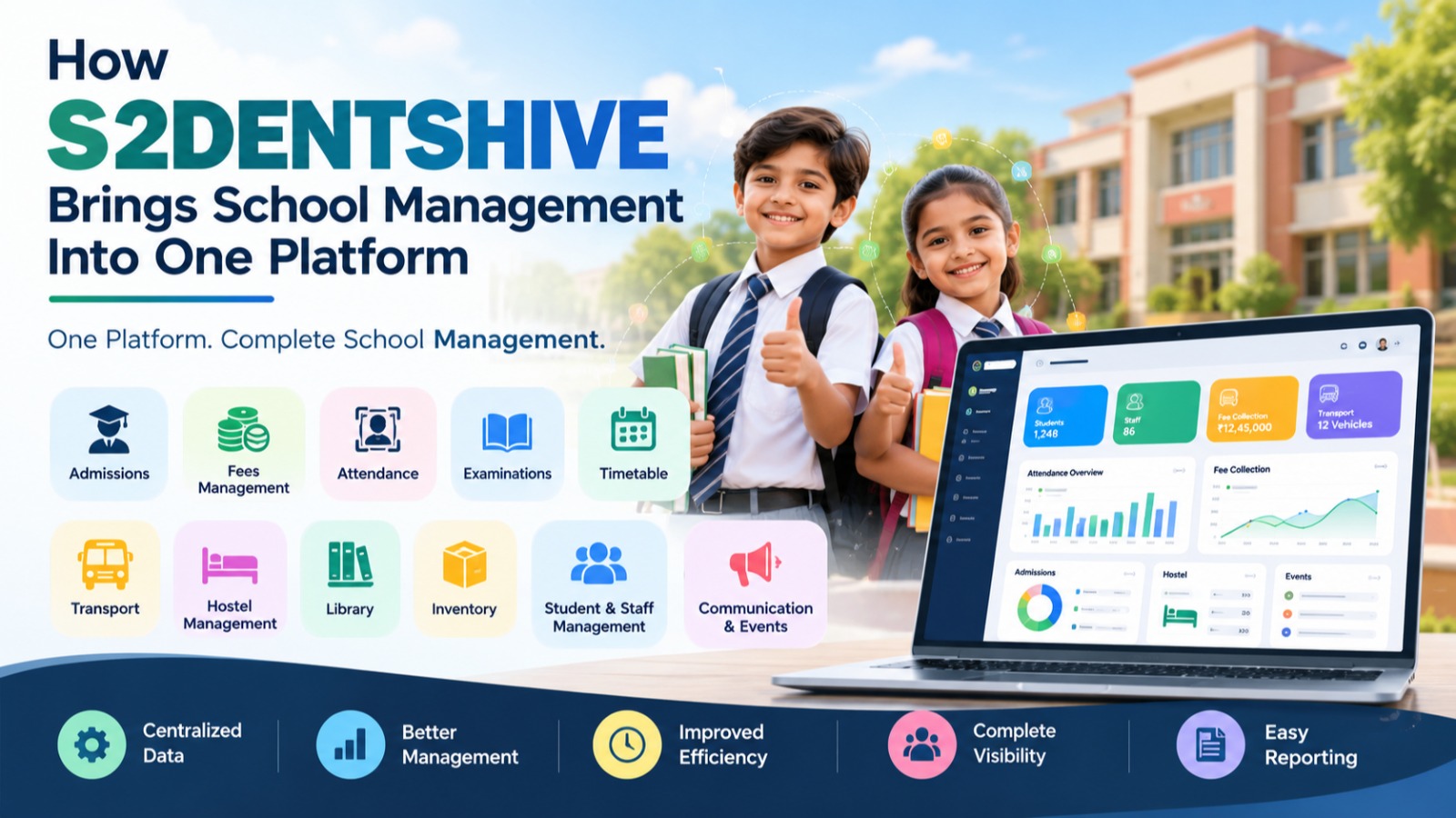 S2DENTSHIVE School ERP – One Platform for Complete School Management
