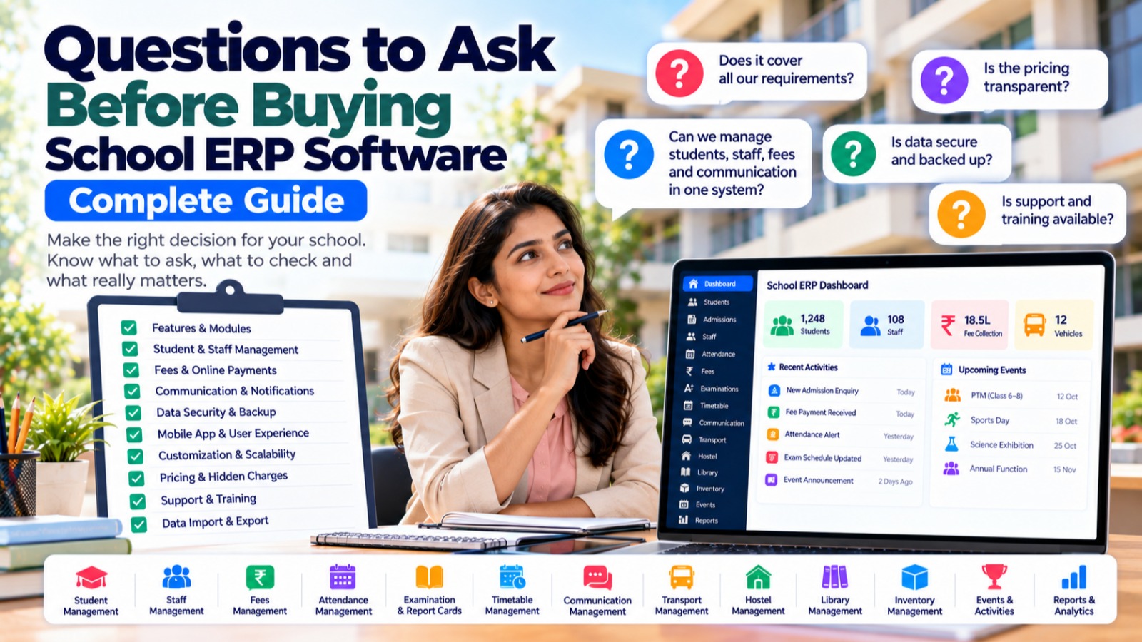 Questions to Ask Before Buying School ERP Software