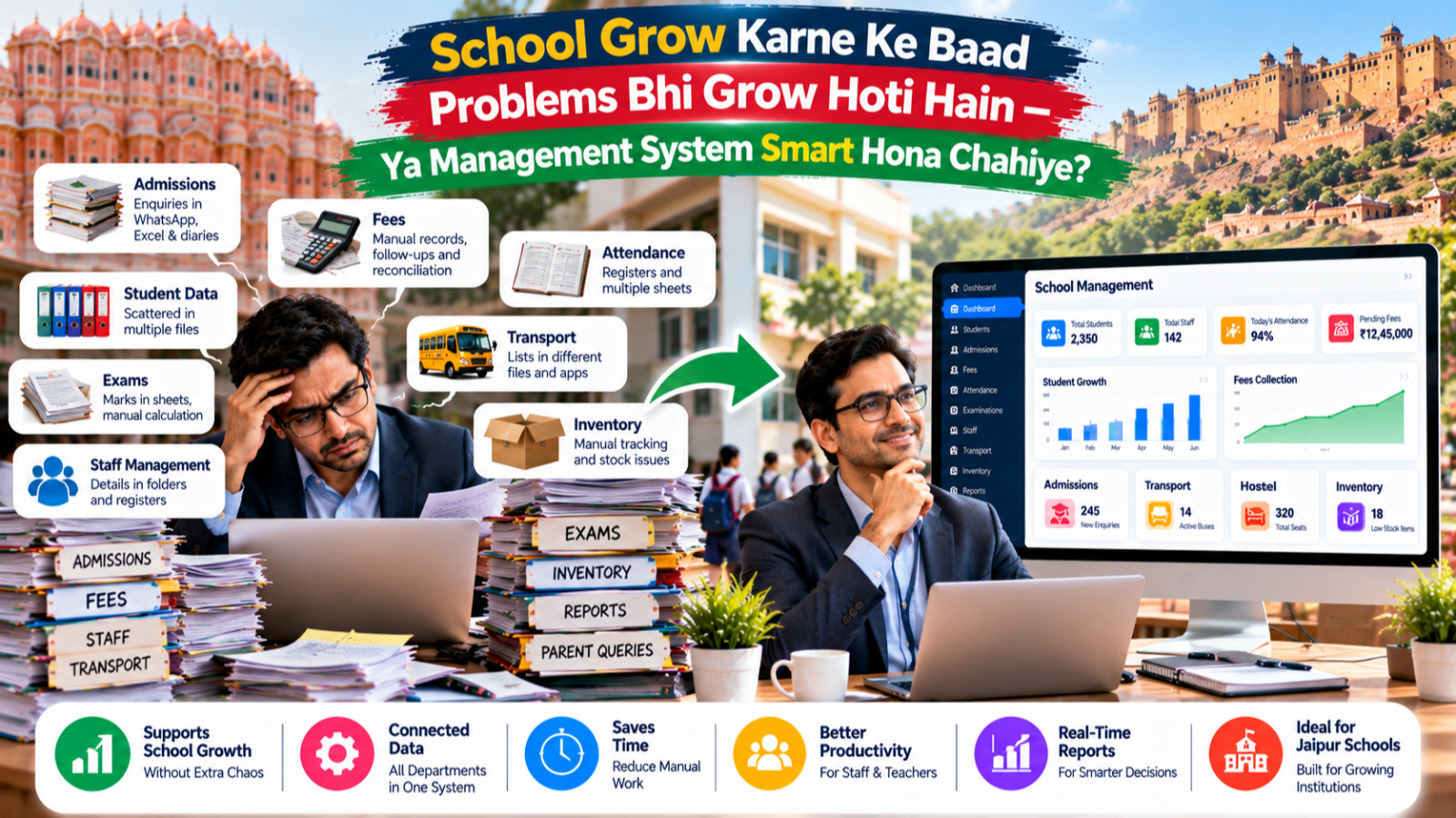 School Management Software in Jaipur: Grow Smart, Not Complex