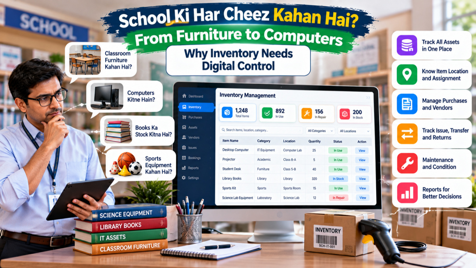 School Inventory Management Software: Digital Control for School Assets