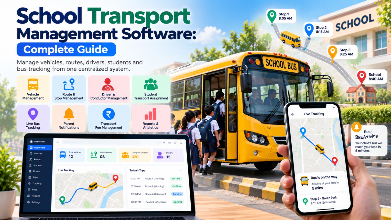 School Transport Management Software: Complete Guide | S2DENTSHIVE