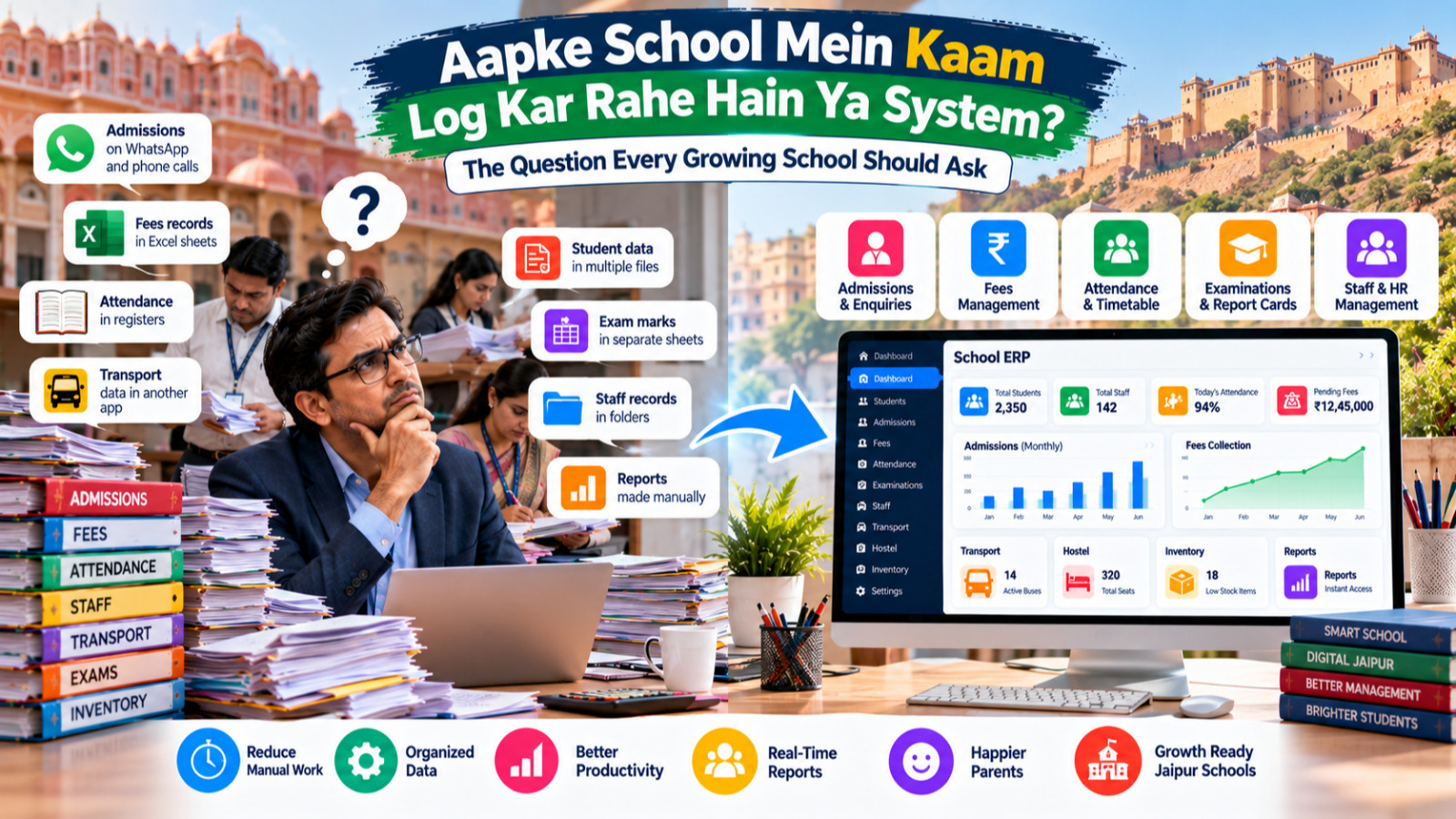 School Management Software in Jaipur: People Ya System? | S2DENTSHIVE